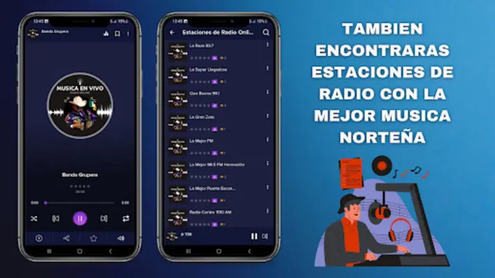 Música Norteña Mexicana android App screenshot 2