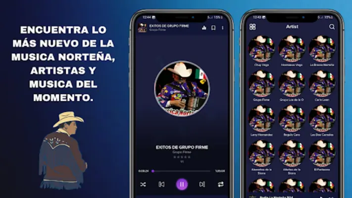 Música Norteña Mexicana android App screenshot 3